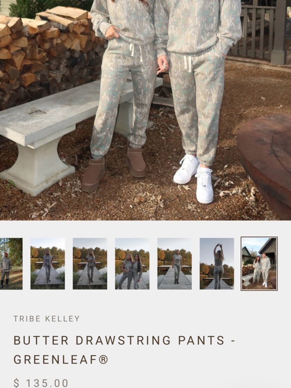 Greenleaf® Butter Drawstring Pants